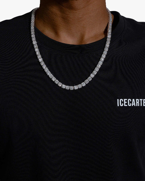 6mm vvs clustered tennis chain 14k gold icecartel icecartel model newe