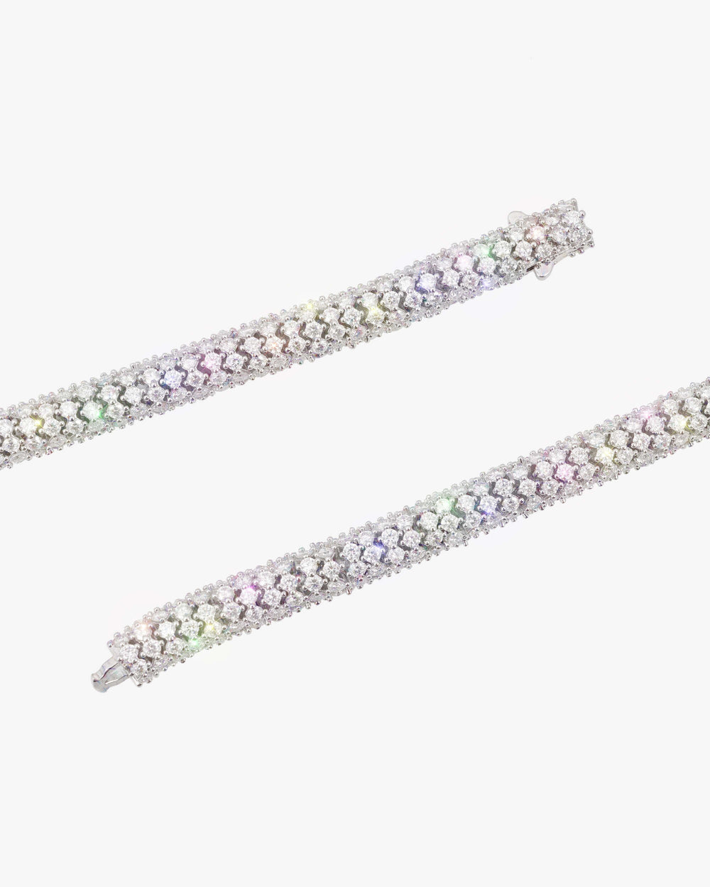7mm moissanite spiral link chain icecartel clasp