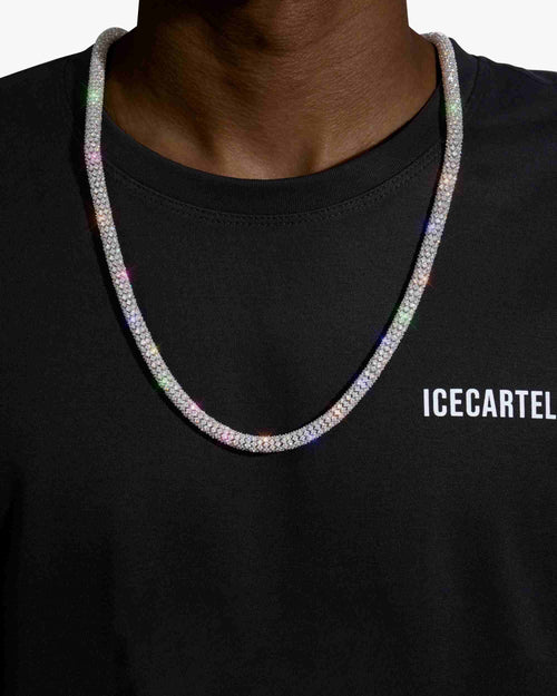 7mm moissanite spiral link chain icecartel model
