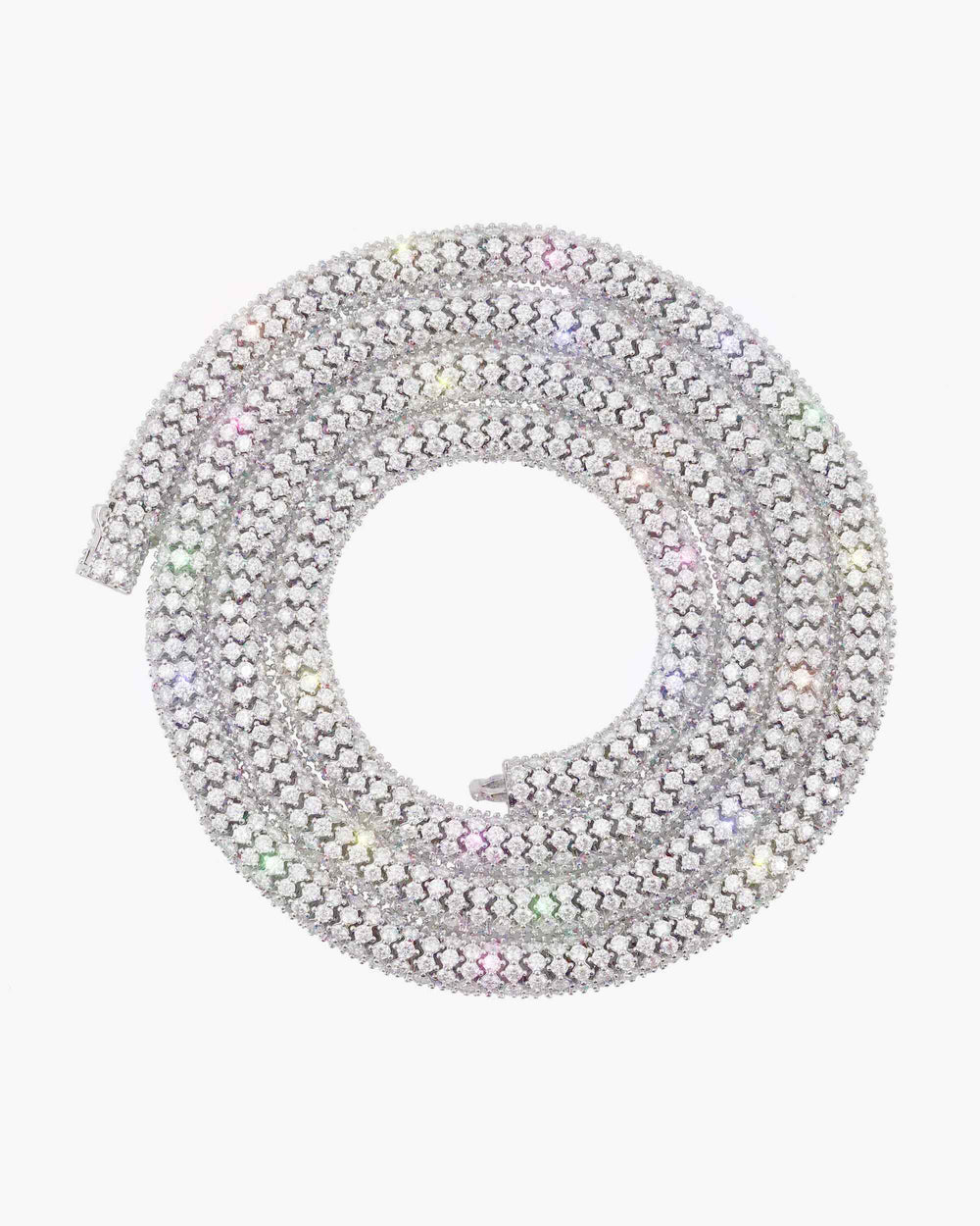 7mm moissanite spiral link chain icecartel top