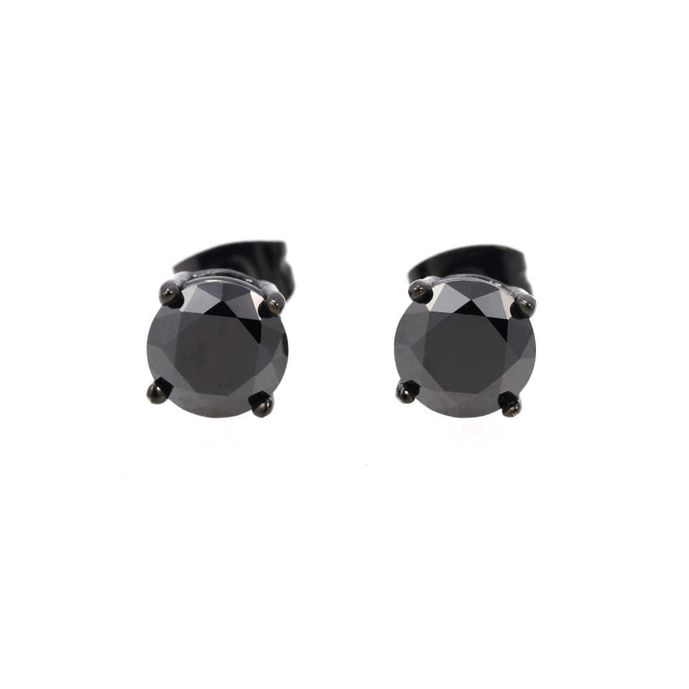 7mm black vvs earrings icecartel last