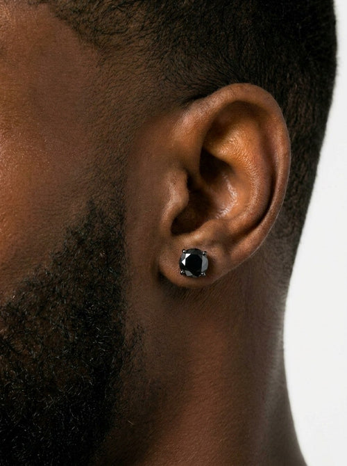 7mm black vvs earrings icecartel model px newer