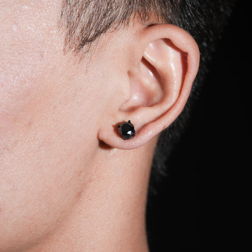 7mm black vvs earrings icecartel model