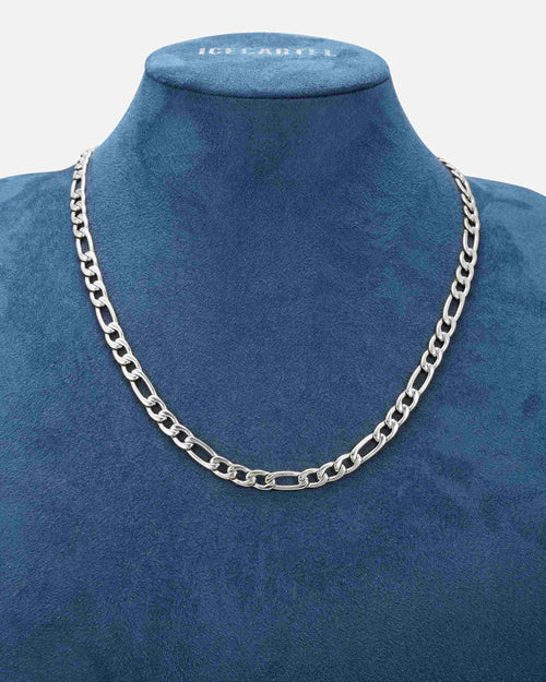 7mm figaro chain 925 silver icecartel new display