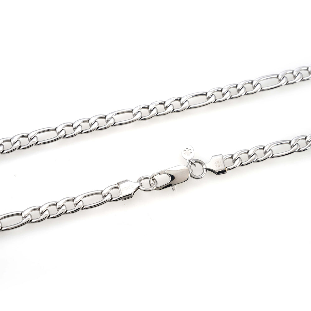 7mm figaro chain 925 silver icecartel lock