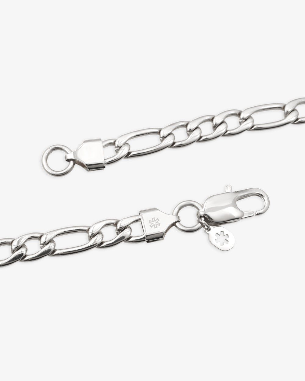 7mm figaro chain 925 silver icecartel new clasp