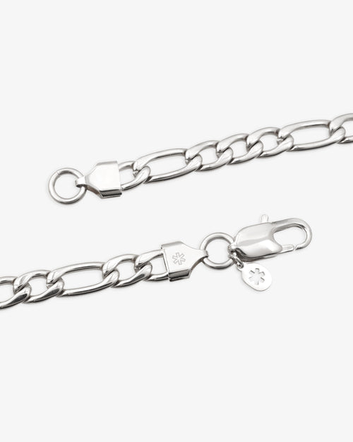 7mm figaro chain 925 silver icecartel new clasp