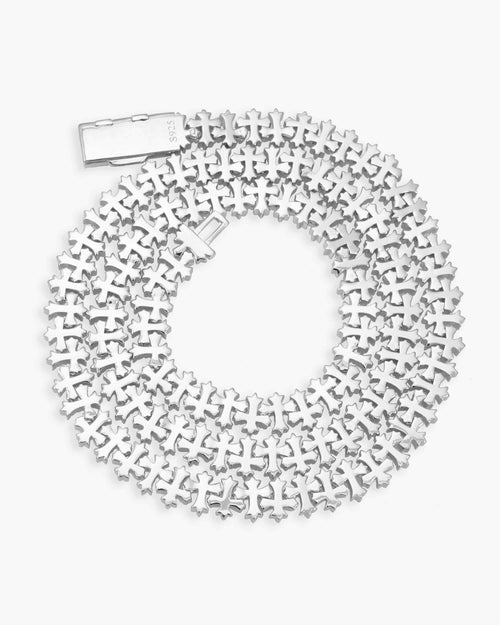 8 5mm iced out cross link chain 14k gold icecartel px bot
