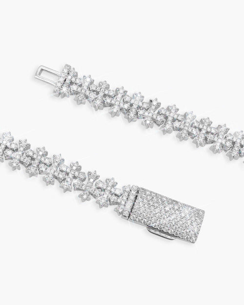 8 5mm iced out cross link chain 14k gold icecartel px lock