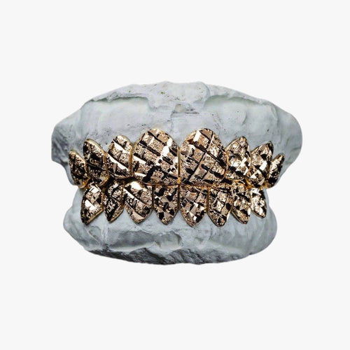 8 on 8 diamond cut grillz yellow bg