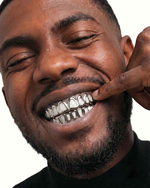 8 on 8 open face plain grillz model px