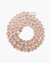 8.5MM Moissanite Mixed Cut Chain - Rose Gold