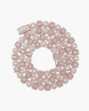 8.5MM Moissanite Mixed Cut Chain - Rose Gold