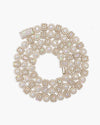 8.5MM Moissanite Mixed Cut Chain - Yellow Gold
