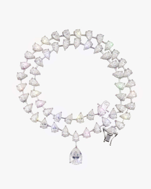 8mm moissanite pear cut chain icecartel top