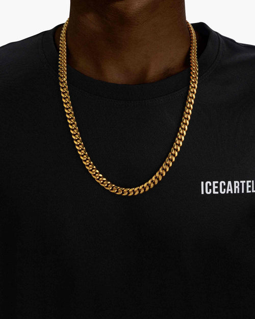 8mm 10k solid gold cuban chain icecartel model