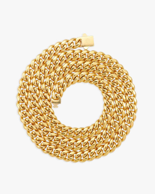 8mm 10k solid gold cuban chain icecartel top