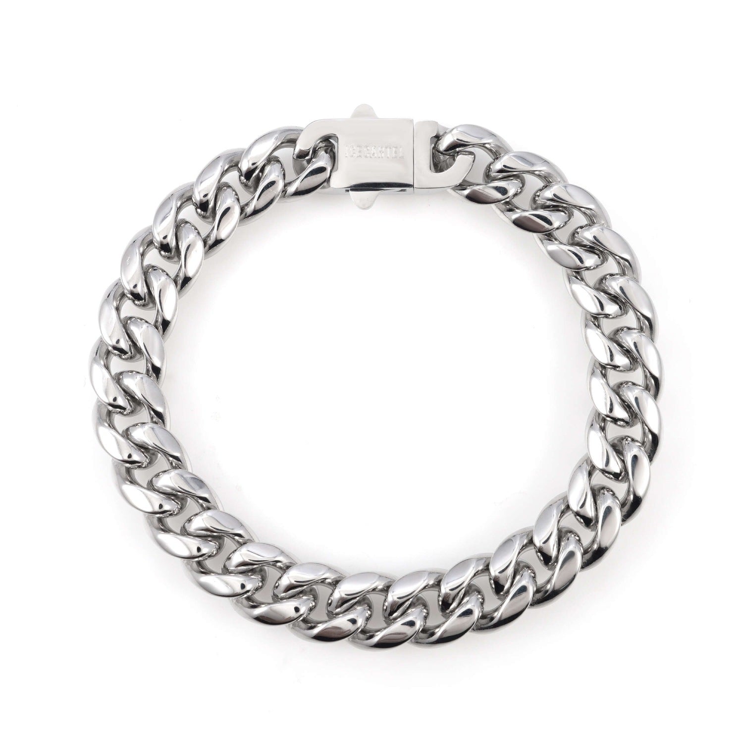 8mm cuban link bracelet 14k white gold icecartel main