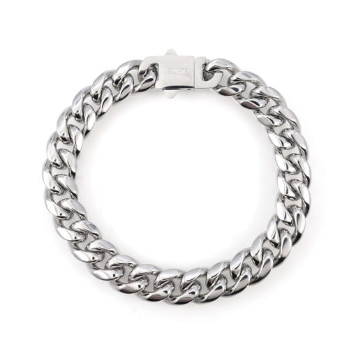 8mm cuban link bracelet 14k white gold icecartel main