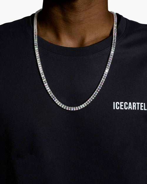 8mm moissanite baguette tennis chain icecartel model