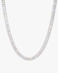 8mm moissanite hybrid baguette tennis chain icecartel white gold main