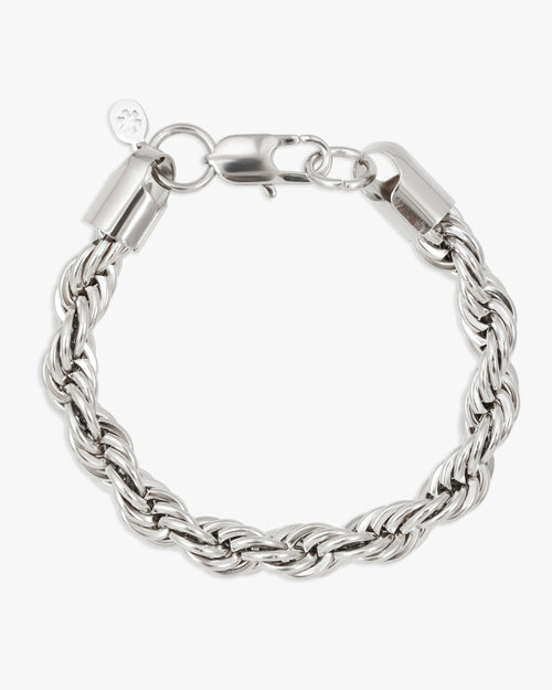 8mm rope bracelet silver icecartel main