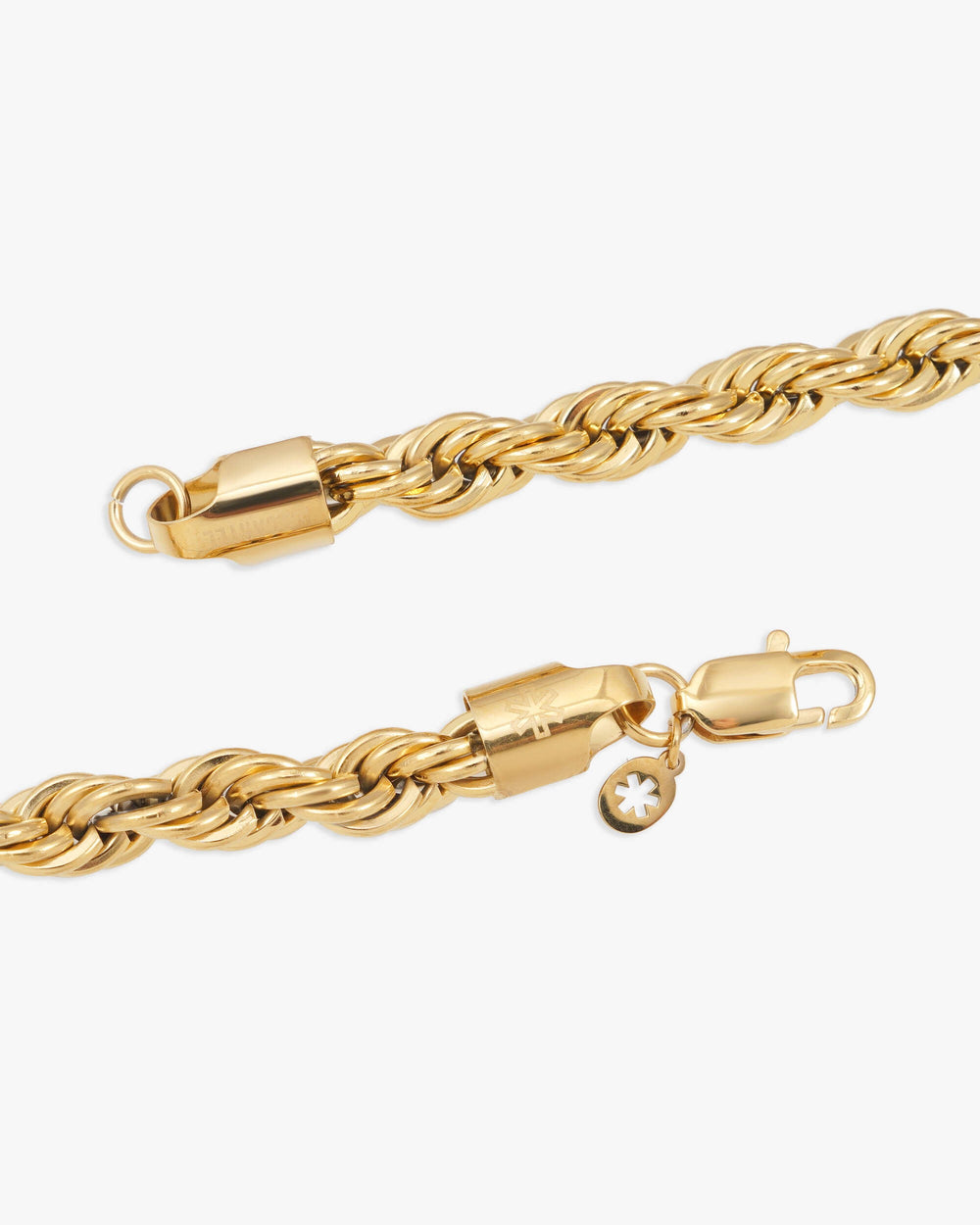 8mm rope chain 14k gold icecartel lock