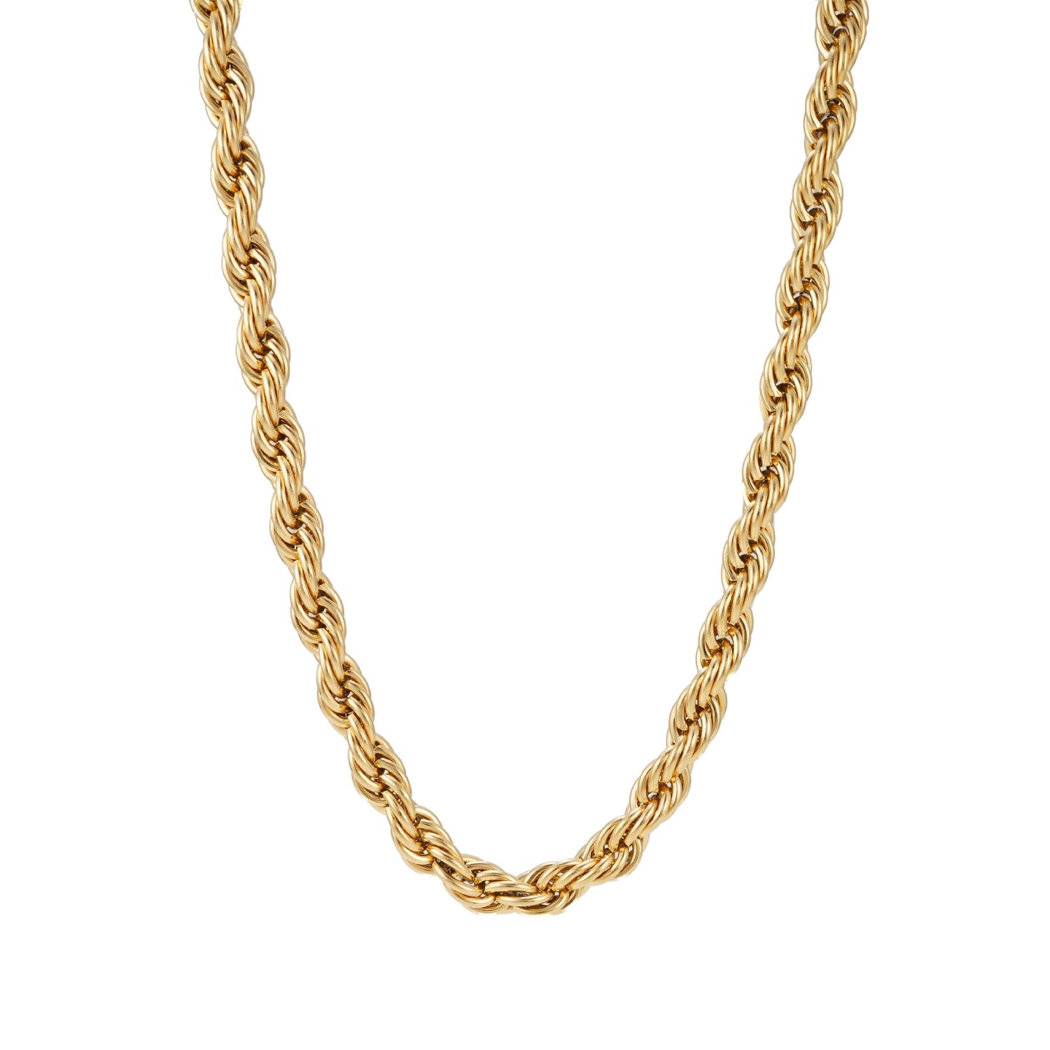 8mm rope chain 14k yellow gold icecartel front