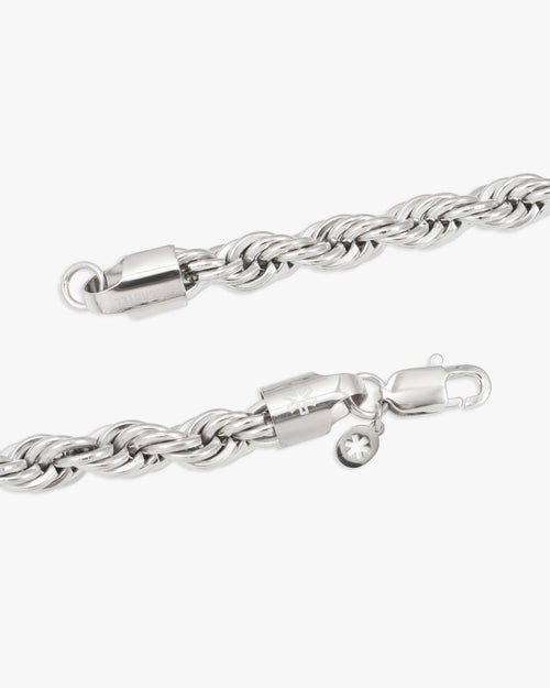 8mm rope chain silver icecartel lock