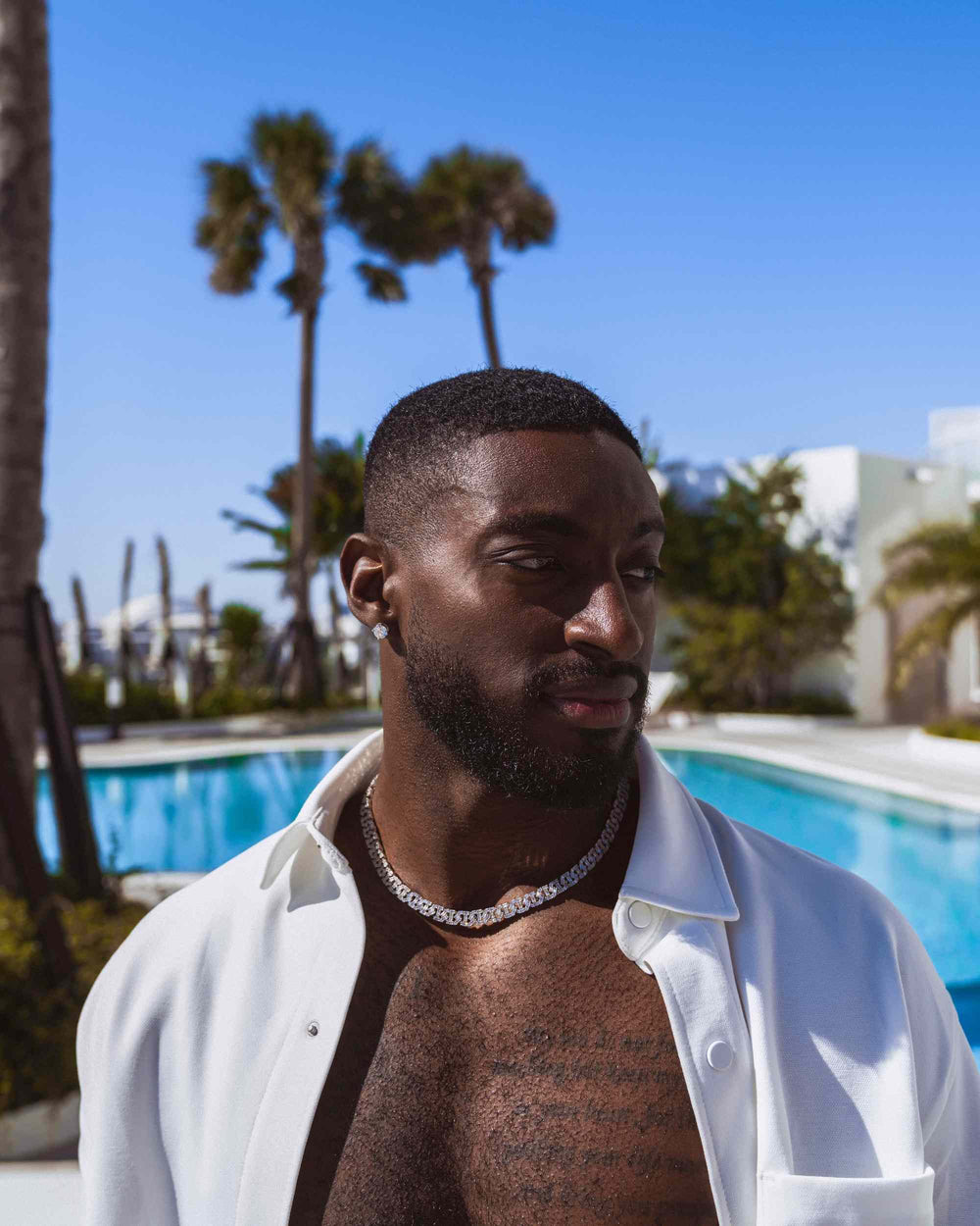 8MM VVS Baguette Mariner Link Chain 14K Gold