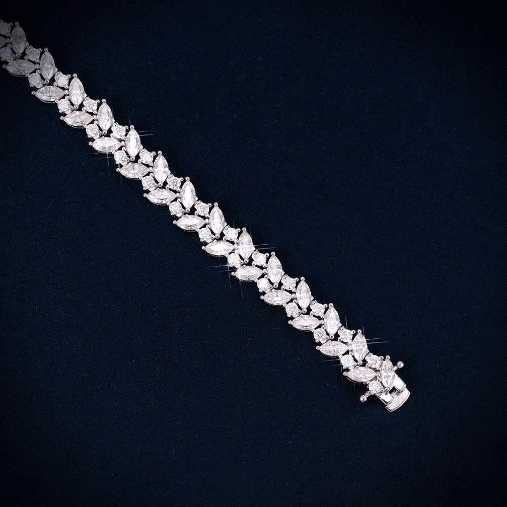 9MM Moissanite Eternal Harmony Tennis Chain 14K Gold icecartel side