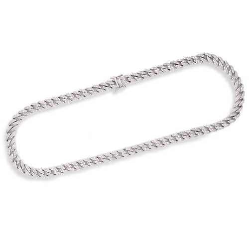 9MM Diamond Cuban Link Chain 14K Solid Gold first
