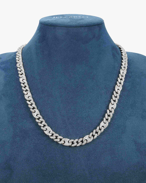 9mm vvs mariner link chain 14k gold icecartel white mannequin