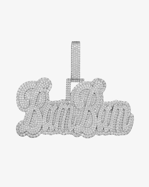 "BamBam" Custom Moissanite Pendant 14k Gold 1