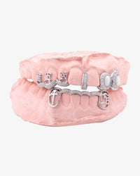 Custom Cross Opal Moissanite Grillz icecartel px