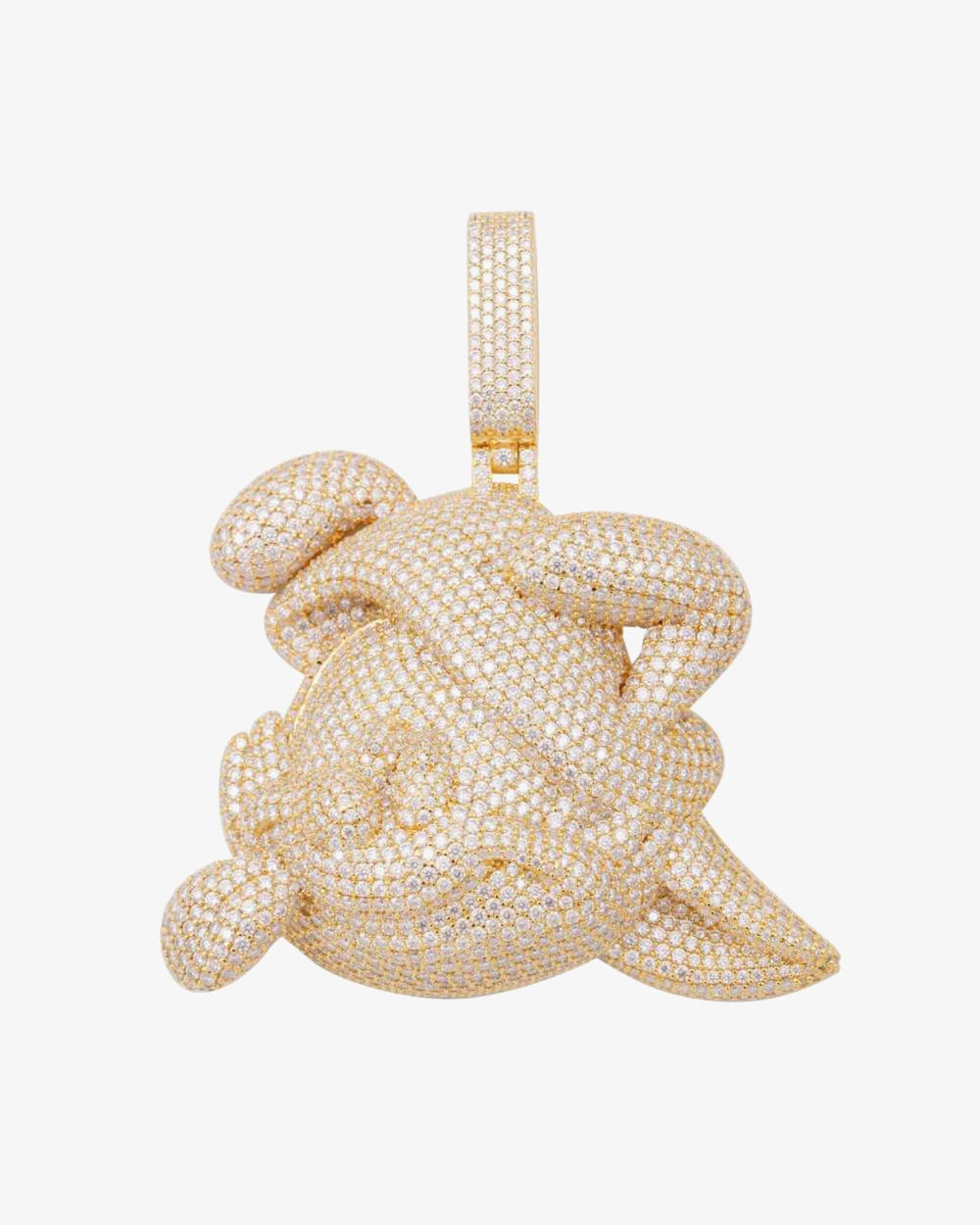 Custom Pokemon Pendant 14K Yellow Gold 3