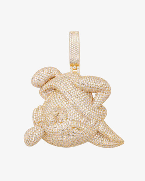 Custom Pokemon Pendant 14K Yellow Gold 3