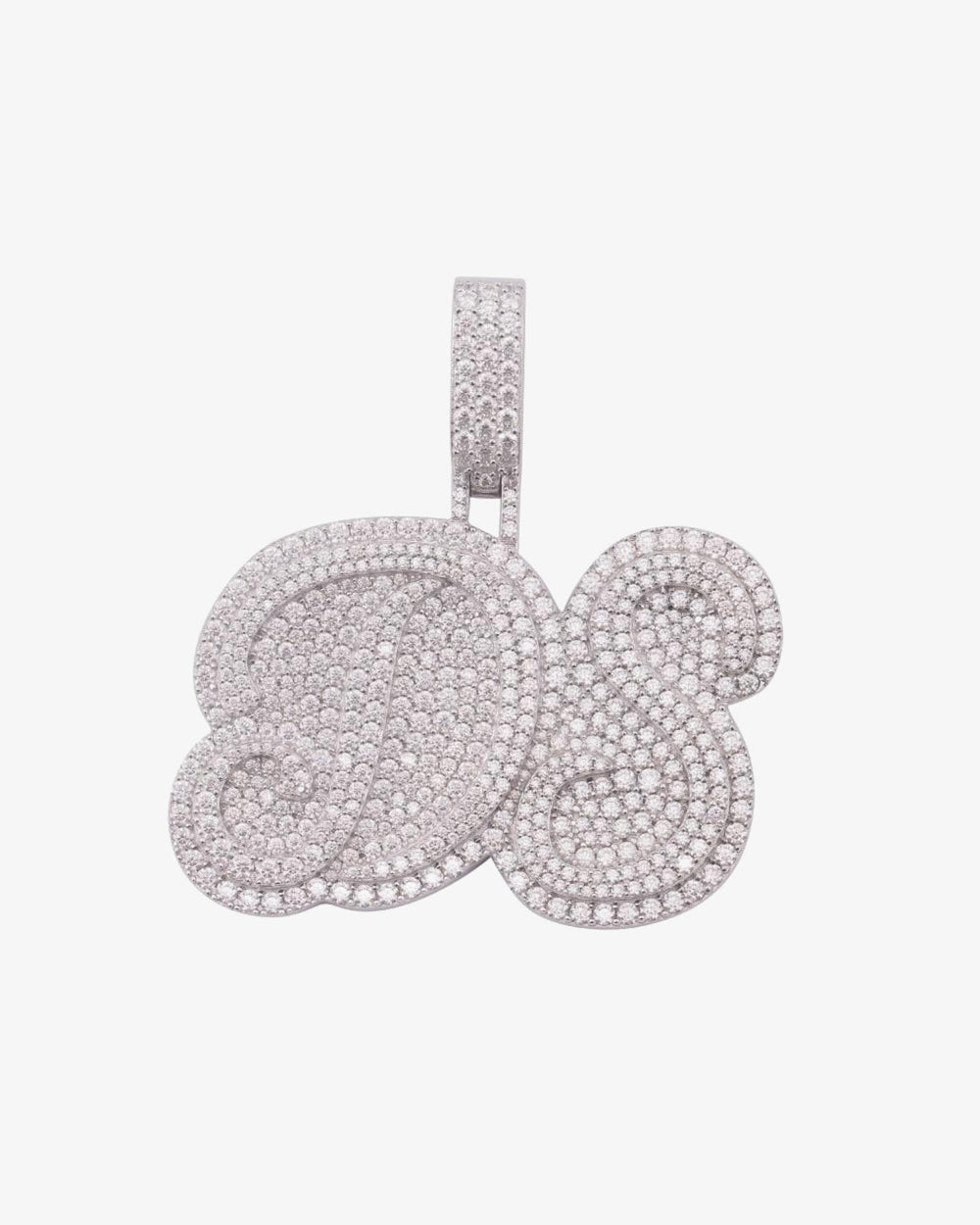 Custom moissanite ds pendant 2