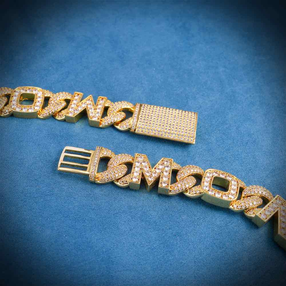 Custom Moneybag Chain Pendant 14K Gold clasp