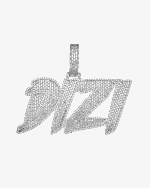 "DIZI" Custom Moissanite Pendant 14K Gold 1