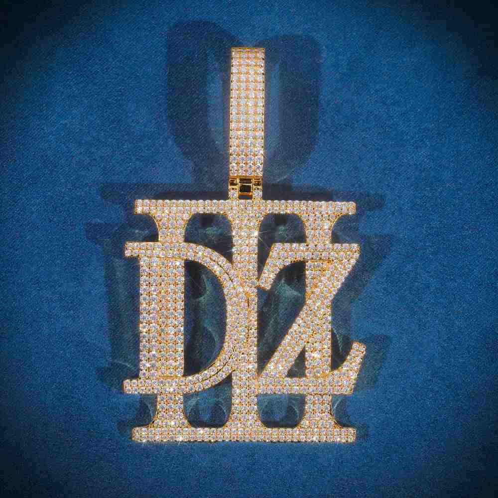 DZ Custom Pendant 14K Yellow Gold 2