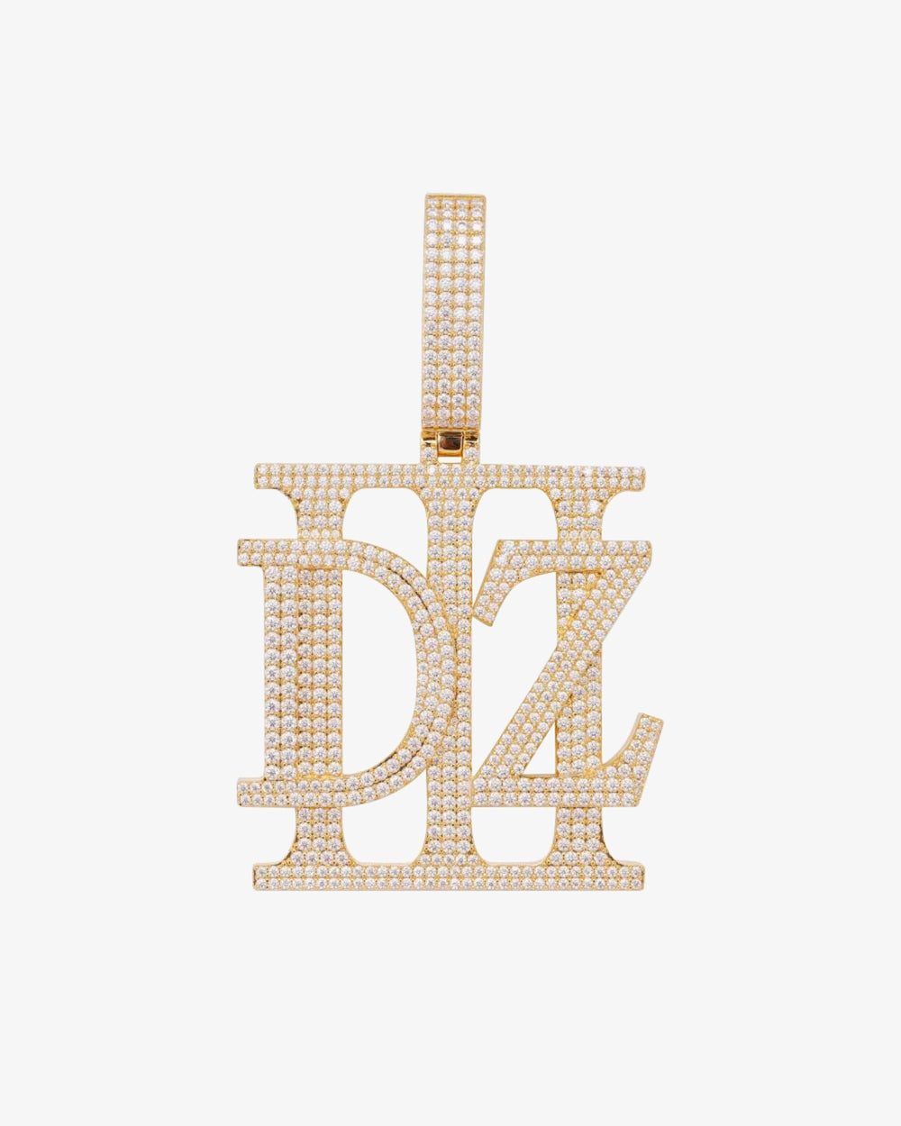 DZ Custom Pendant 14K Yellow Gold 4