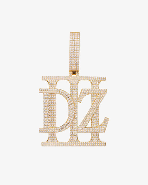 DZ Custom Pendant 14K Yellow Gold 4