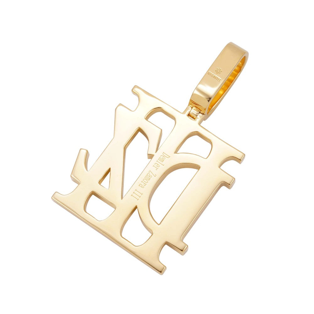 DZ Custom Pendant 14K Yellow Gold 5