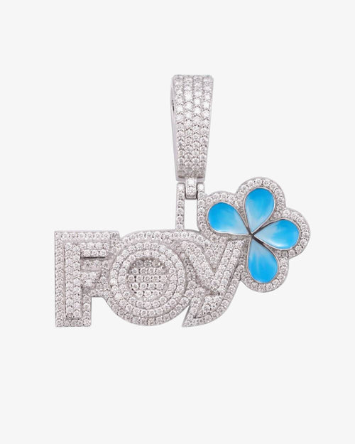 FOY Custom Moissanite Pendant 14K Gold 3