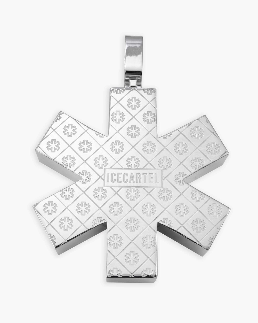 IceCartel custom pendant 14k gold icecartel back