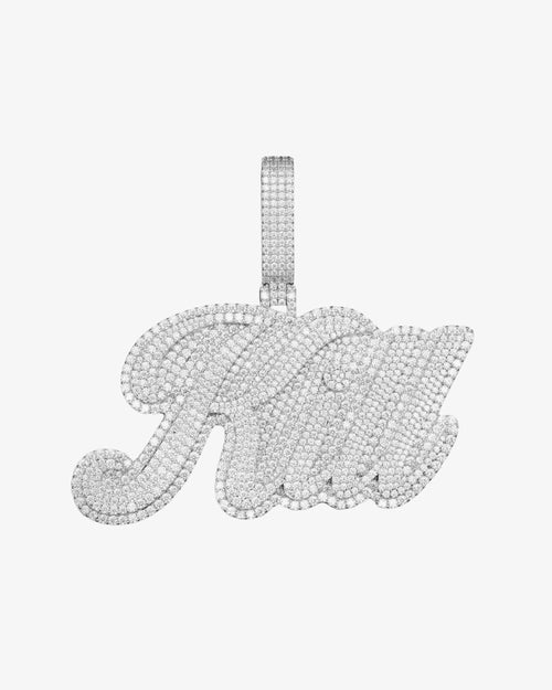 "KILL" Custom Moissanite Pendant 14K Gold 1