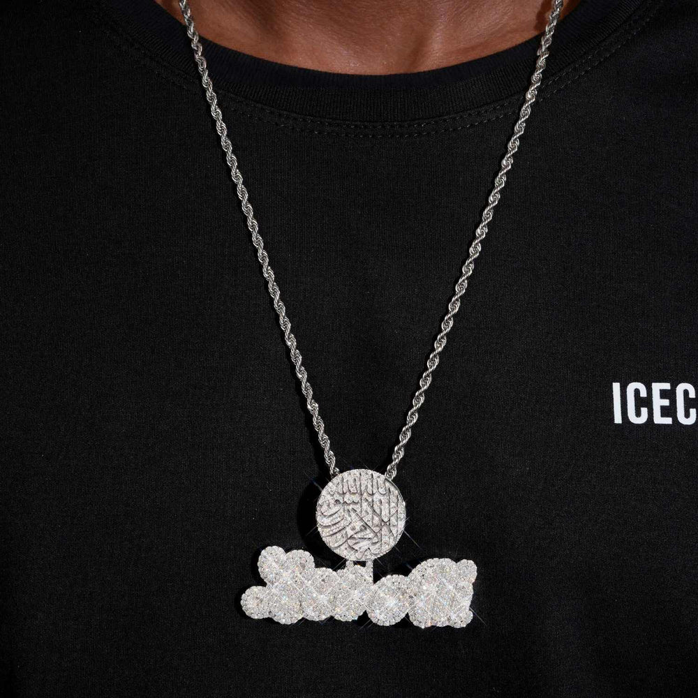 LovAli custom name moissanite pendant 14k gold icecartel model