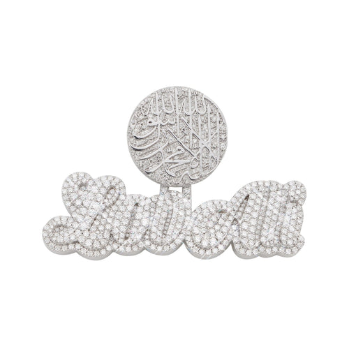 LovAli custom name moissanite pendant 14k gold icecartel