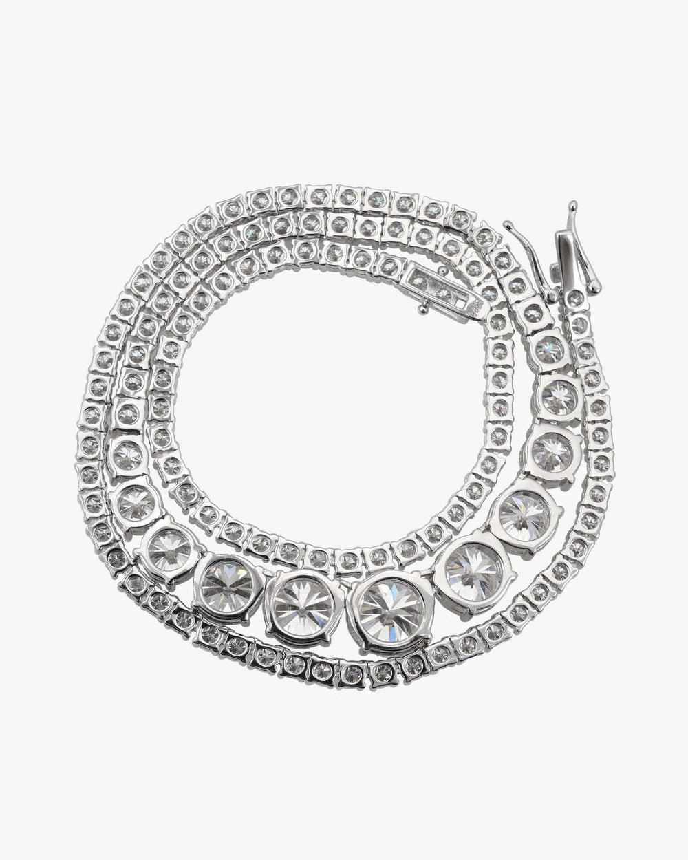 moissanite ascending tennis chain icecartel back